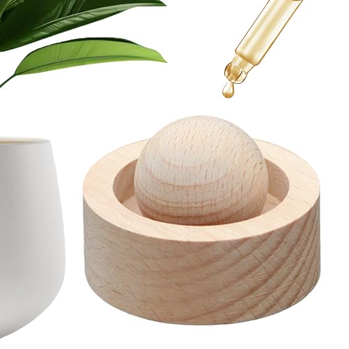 Natural Wood Essentialoil Diffuser Ball, Wooden Diffuser... - Sports & Fitness en promo à 0.79€