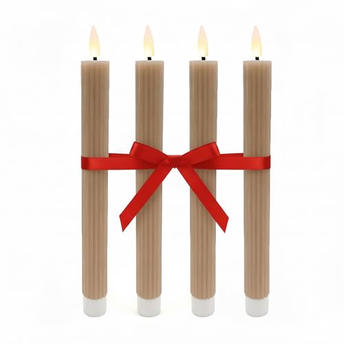 Relaxdays Candele LED a Stecca, Set 4, Fiamma tremolante... - Amazon Italie à 16.57€