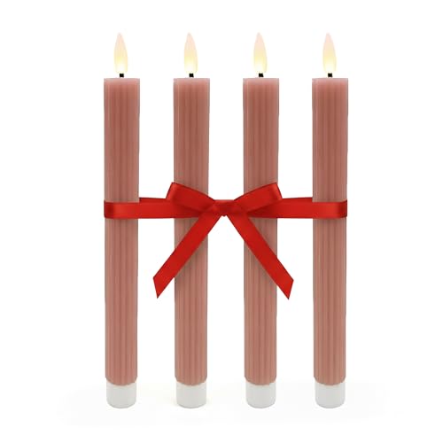 Relaxdays Candele LED Bastoncino, Set 4, Fiamma tremolante... - Amazon Italy à 17.51€