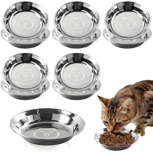 10 Stück Katzennapf Edelstahl,Futternapf Katze... - Animalerie Amazon Allemagne à 10.99€