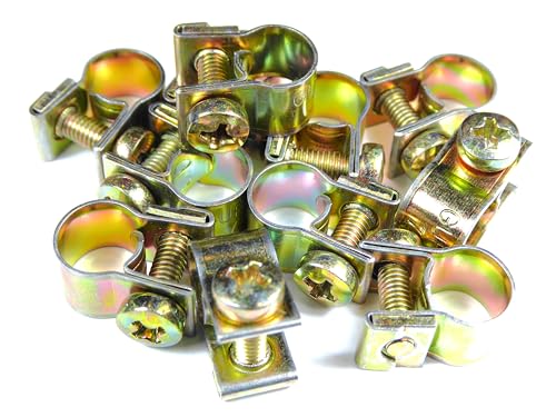 Schlauchschellen rundziehend, 8-27mm, gelb verzinkt, für... - Jardin & Extérieur Amazon Allemagne à 1.69€