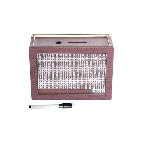 Spardose Holz Sparbox mit Zahlen Ankreuzen... - Maison & Cuisine en promo à 7.99€