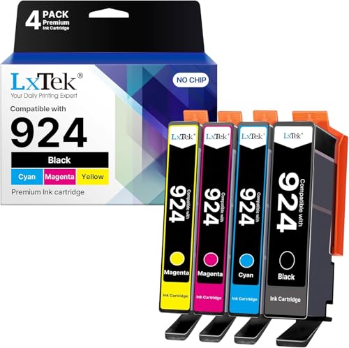 LxTek 924 Druckerpatronen 924 Multipack 924e Kompatibel für... - Amazon Germany à 42.51€
