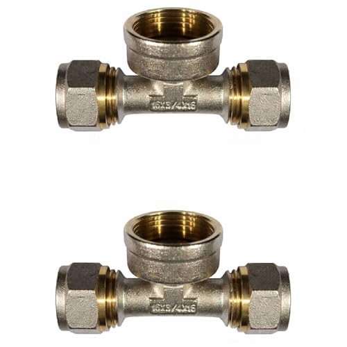 SKIR'CO 2 Stück Messing 3 Wege Rohrverbinder 16 mm x 1/2" x... - Sports & Fitness Amazon Allemagne à 21.84€