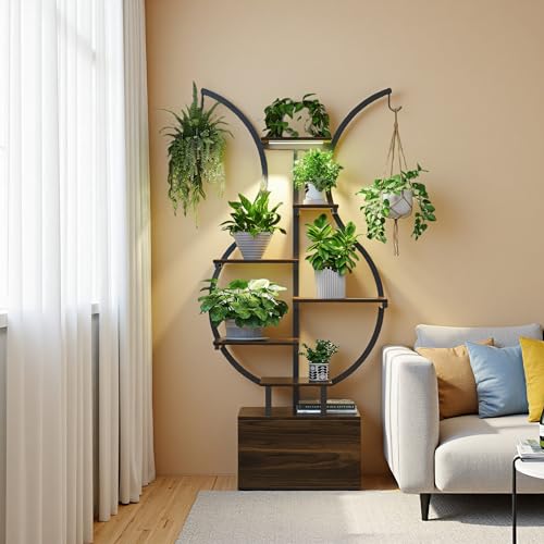 HFASD Support de Plantes d'Intérieur avec Lumières de... - Jardin & Extérieur Amazon France à 76.99€