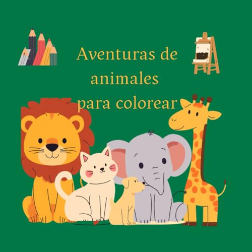 AVENTURAS DE ANIMALES PARA COLOREAR: Diversión y... - Jouets & Jeux en promo à 6.18€