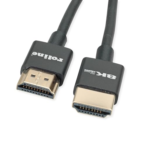 ROLINE Cavo HDMI Ultra HD 8K con Ethernet, Slim, ST/ST... - High-Tech & Électronique en promo à 15.29€