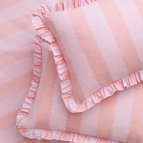 furn. Wylder Birdie Stripe Pillowcase Pair – Reversible... - Amazon Royaume-Uni à 7.49€