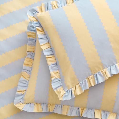 furn. Wylder Birdie Stripe Pillowcase Pair – Reversible... - Home & Kitchen Amazon UK à 7.49€