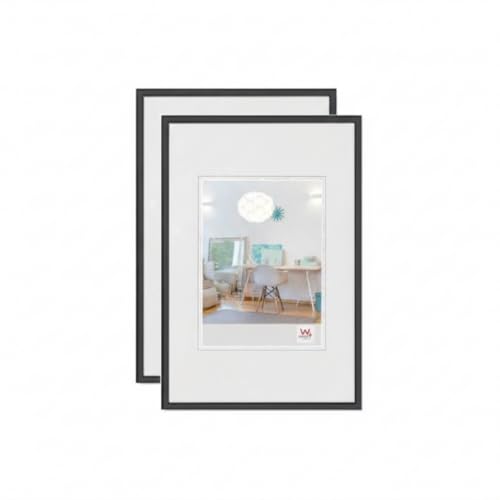 walther design Bilderrahmen schwarz 28x35 cm 2er Pack New... - Maison & Cuisine en promo à 22.74€