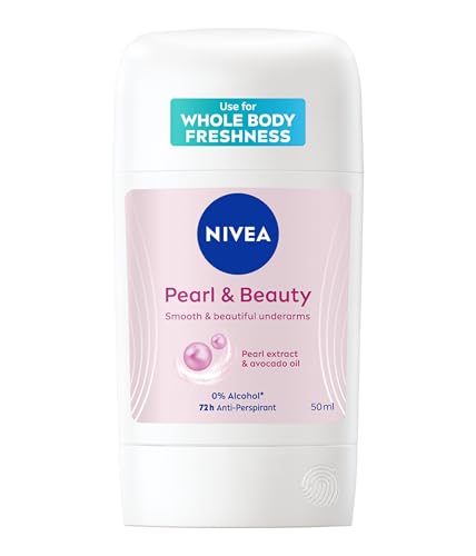 NIVEA Pearl & Beauty Deodorante Stick 50 ml, Deodorante... - Beauty & Fragrances Amazon Italy à 2.39€