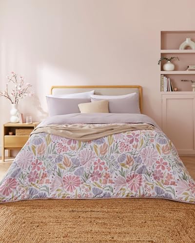 Night Lark Coverless Duvet and Pillowcase Set, Spring... - Home & Kitchen Amazon UK à 56.00€