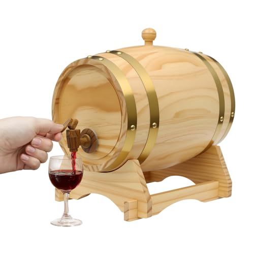Botte di vino con rubinetto, barile di legno di pino... - Sports & Fitness Amazon Italie à 56.00€