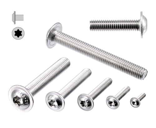 NORMREICH - 25 Stück Linsenkopfschrauben Bundschrauben... - Bricolage & Outils en promo à 1.42€