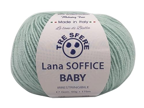 Gomitolo Lana Soffice Baby 50% Pura Lana Mulesing Free 50%... - Loisirs Créatifs Amazon Italie à 2.50€
