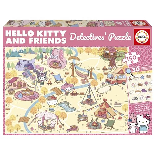 Educa - Hello Kitty Detektive | 150-teiliges Puzzle für... - Jouets & Jeux en promo à 12.99€