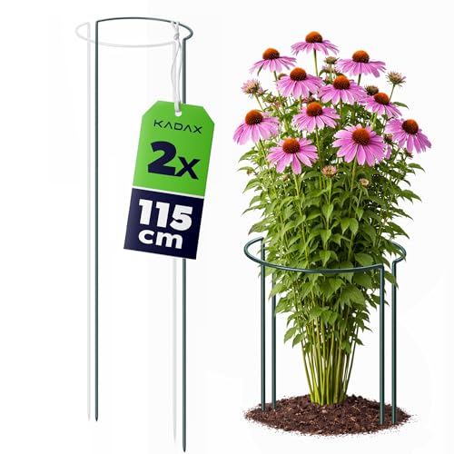 KADAX Pflanzenstütze 115 cm Höhe, 2 Stück, Staudenstütze... - Jardin & Extérieur Amazon Allemagne à 19.95€