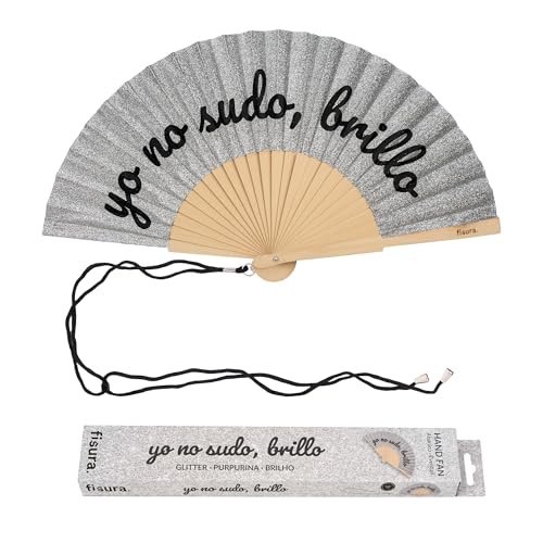 Fisura – Handfächer aus Holz „yo no sudo“, moderner Fächer... - Home & Kitchen Amazon Germany à 8.99€