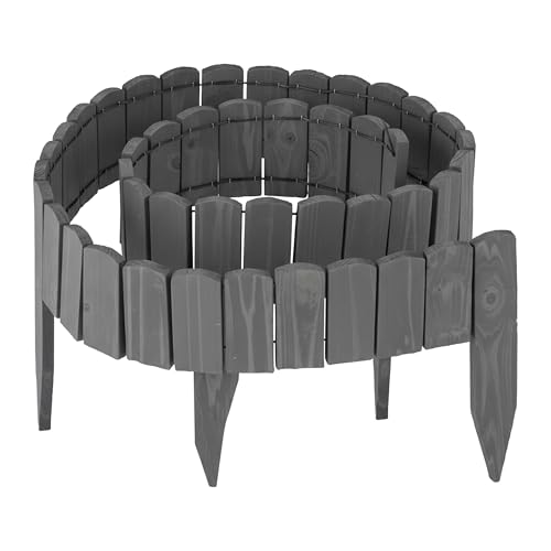 Relaxdays Beeteinfassung, 200 cm lang, flexibel, Sichthöhe:... - Garden & Outdoor Amazon Germany à 26.99€