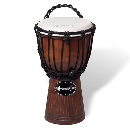 World Rhythm Djembe Drum 30cm (12”) with 7” Synthetic Head... - Auto & Moto Amazon Royaume-Uni à 44.99€