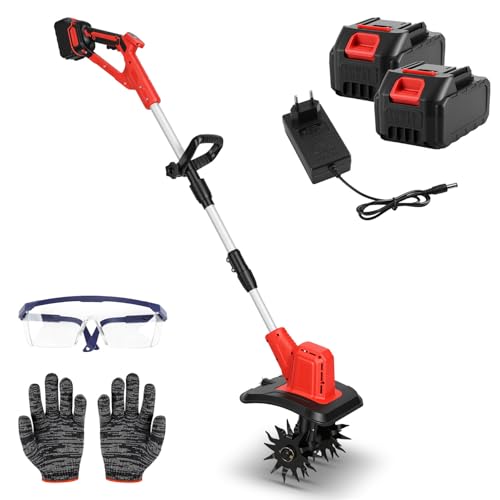 Jaxguom 400W 21V Akku-Bodenhacke mit 2 Akkus, kabellos &... - Jardin & Extérieur Amazon Allemagne à 145.99€