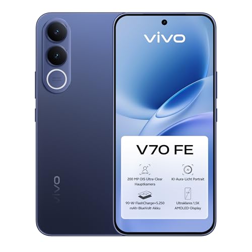 vivo V70 FE Smartphone con 5250 mAh - High-Tech & Électronique Amazon Italie à 588.70€