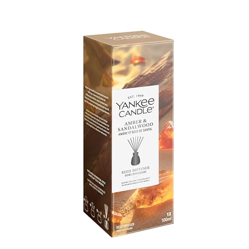 Yankee Candle Diffuseur à bâtonnets | Ambre & Bois de... en promo à 15,99€ (-44%) sur Amazon FR