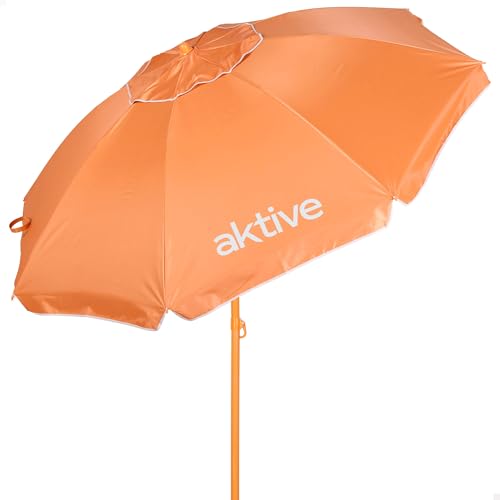 AKTIVE BEACH Ombrellone da spiaggia inclinabile D220 cm... - Amazon Italy à 35.89€