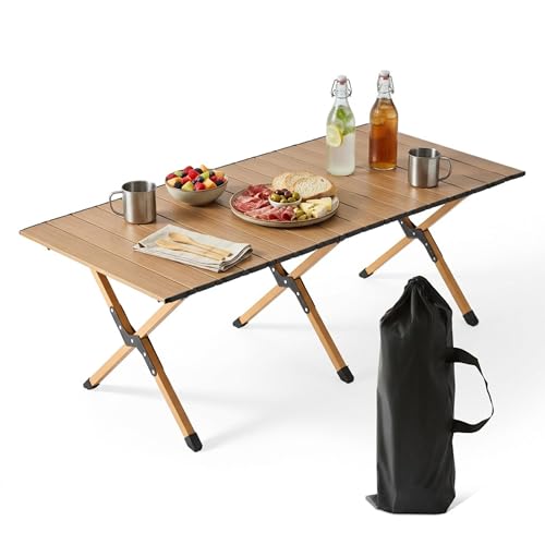 Relaxdays Table de Camping Pliable réglable en Hauteur... - Sports & Fitness Amazon France à 41.99€