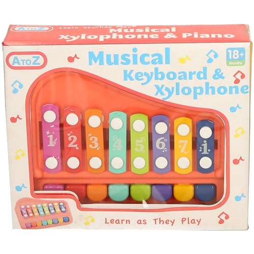 A to Z Musical Keyboard & Xylophone Toy, 2-in-1 Instrument... - High-Tech & Électronique Amazon Royaume-Uni à 10.23€
