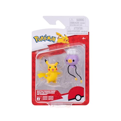 Pokémon Battle Figure PKW4531 - Pikachu & Drifloon... - Toys & Games Amazon Italy à 12.11€