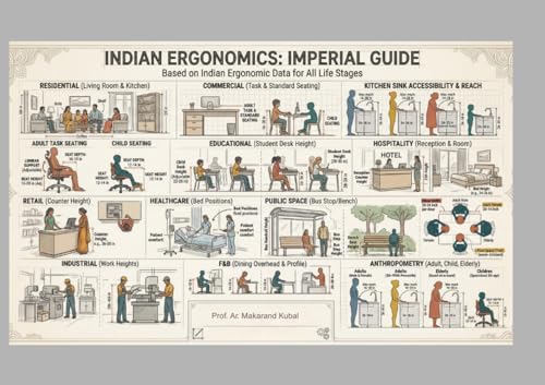 Indian Ergonomics: A Visual Guide for Interior &... - DIY & Tools Amazon Germany à 89.91€