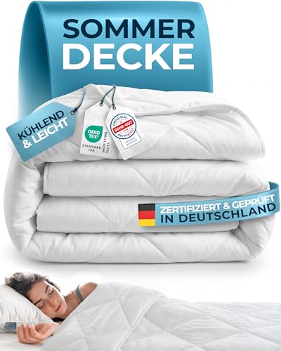 Glückstoff® Coperta estiva 220 x 240 cm [certificata in... - Maison & Cuisine Amazon Italie à 87.93€