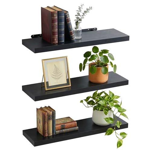 Étagères murales Relaxdays, Lot de 3, H x l x P : 4 x 80 x... en promo à 32,99€ (-44%) sur Amazon FR