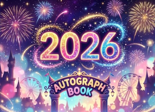 Autograph Book 2026 for Kids: Theme Park Vacation Keepsake... - Jouets & Jeux Amazon Italie à 5.55€