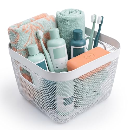 Relaxdays Aufbewahrungskorb, HBT: 17x24x24,5 cm, Metall... - Maison & Cuisine en promo à 13.67€