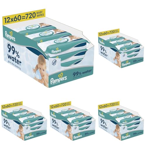 Pampers 99% Water Baby Wipes Plastic Free, 60 Packs of 60... - Baby & Nursery Amazon UK à 60.00€