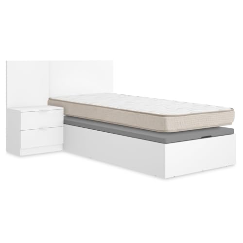 DEKIT - Pack Ahorro Juvenil Cama Flow con cabecero, una... - Bricolage & Outils Amazon Espagne à 324.99€