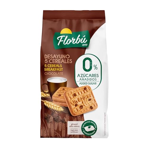 Florbu No Added Sugar Chocolate Breakfast Biscuits 0%... - Jardin & Extérieur Amazon Royaume-Uni à 4.75€