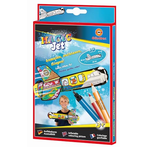 Günther Flugspiele 1590 - Image à colorier Gonflable Magic... - Jouets & Jeux Amazon France à 5.99€