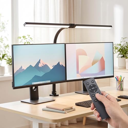 Relaxdays Schreibtischlampe, Fernbedienung & Touch, LED... - Maison & Cuisine Amazon Allemagne à 45.68€
